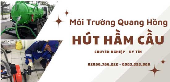 Banner hút hầm cầu bản nhỏ