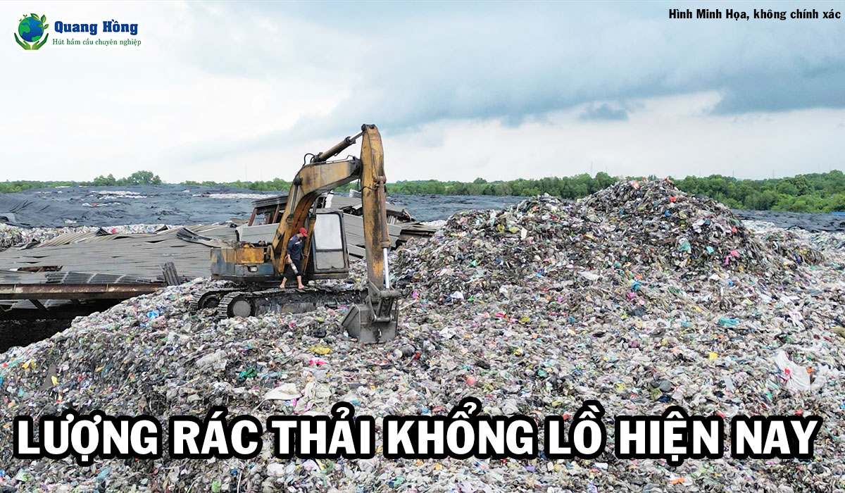 Lượng rác thải khổng lồ